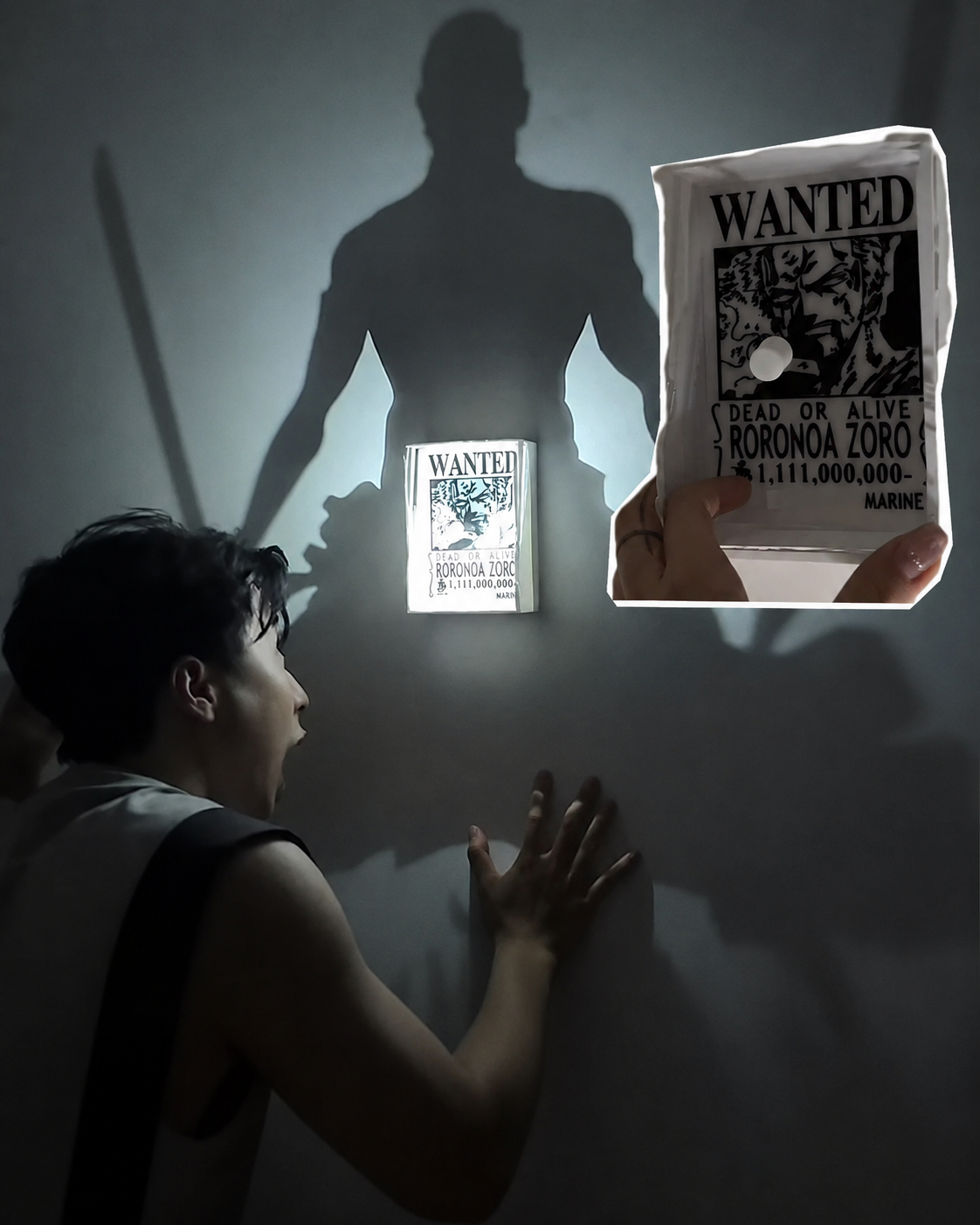 Anime Shadow Wall Light