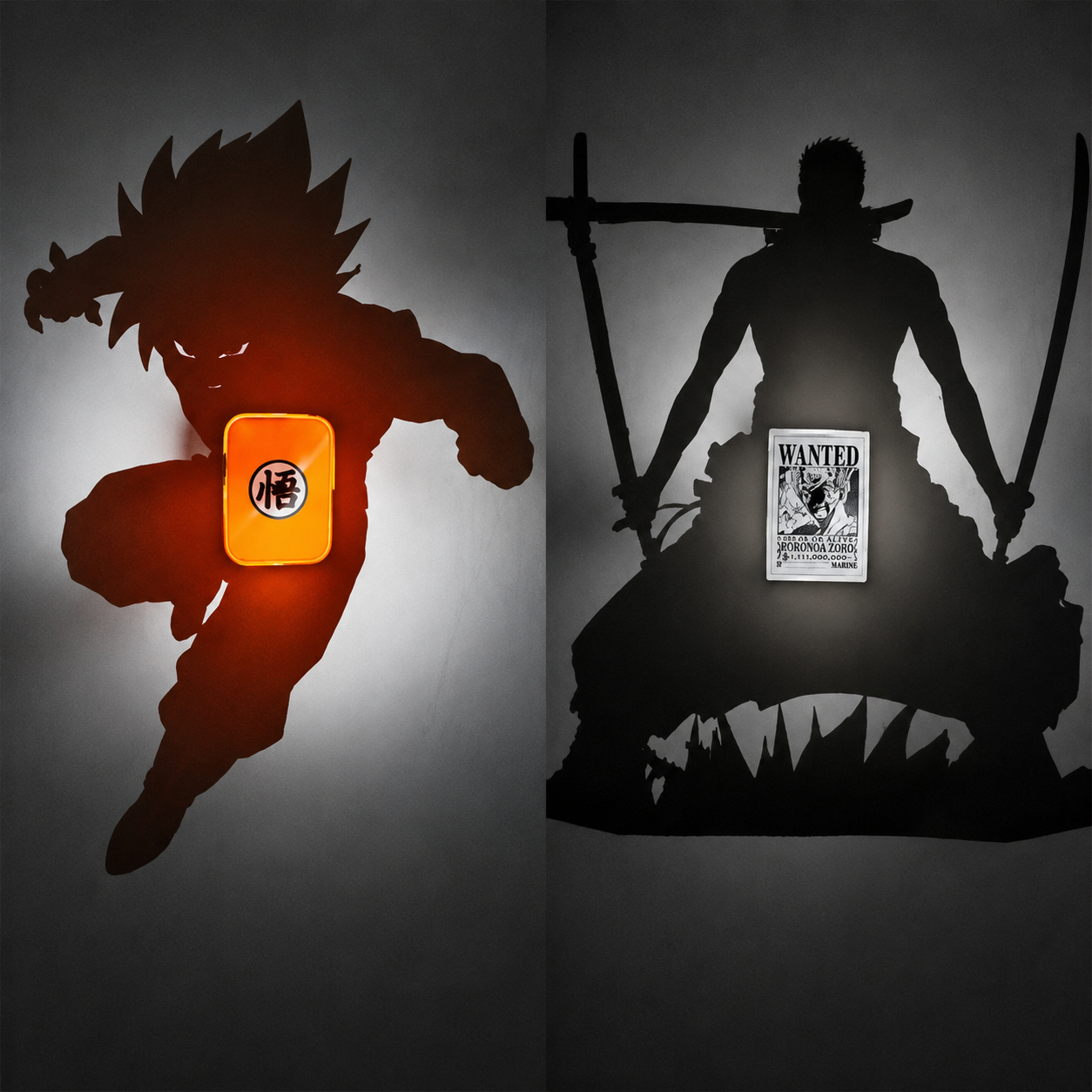 Anime Shadow Wall Light